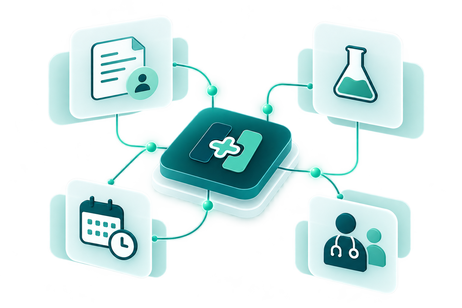 Healvyn connecting health records, laboratory results, appointments and care services